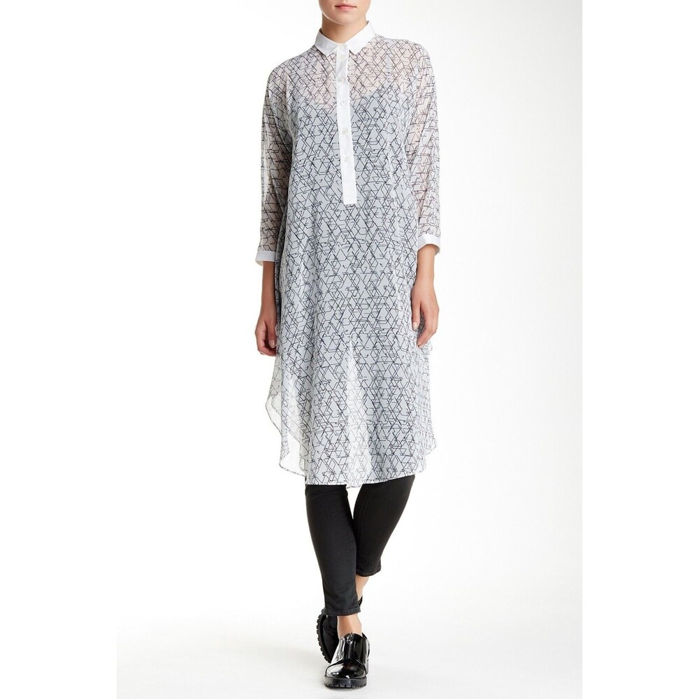 Co+Co by Coco Rocha Celeste Maxi Blouse Line Vector